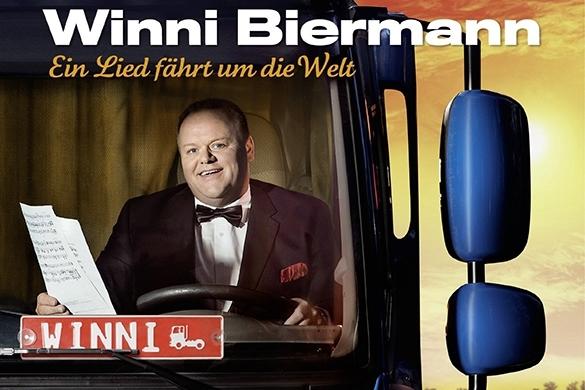 Mit Frack im LKW – so wird es Winni Biermann öfters gehen. Ab Jetzt fährt er von Termin zu Termin! Winni Biermann Debütalbum