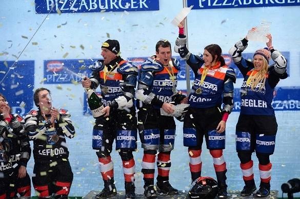 Am Ende war auch Marc Pircher ein Sieger. Marc Pircher WOK-WM