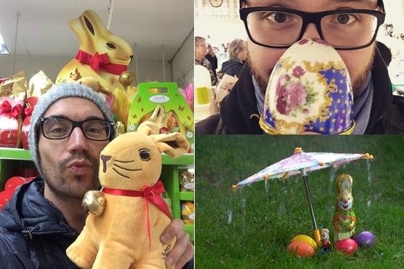 Auch die Stars feiern Ostern und genießen die freien Tage. Hier sind ihre schönsten Posts 2015! Ostern Grüße Facebook