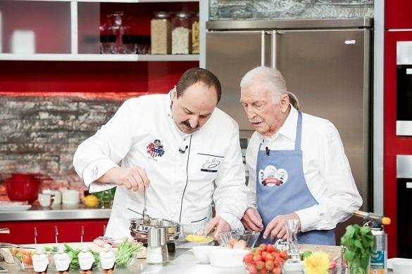 Lafer! Lichter! Lecker! gibt es heute um 16:15 Uhr. Im Bild: Johann Lafer und James Last. James Last
