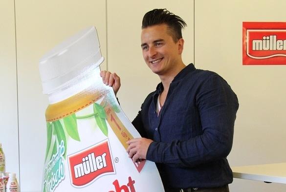 Andreas Gabalier und das Unternehmen Müllermilch haben sich nach eigener Aussage gesucht und gefunden. Andreas Gabalier Buttermilch