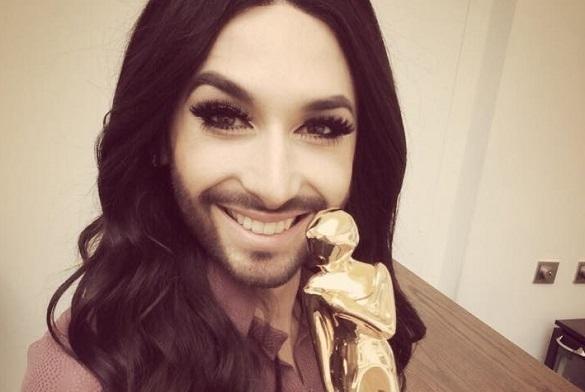 Conchita Wurst wurde für den Fernsehmoment des Jahres 2014 ausgezeichnet. Conchita Wurst ROMY 2015