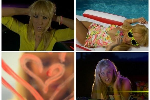 In Annemarie Eilfelds neuem Musikvideo spielen Neonfarben die Hauptrolle. Sie treten in verschiedenen Formen im Musikvideo auf. Annemarie Eilfeld Neonlicht