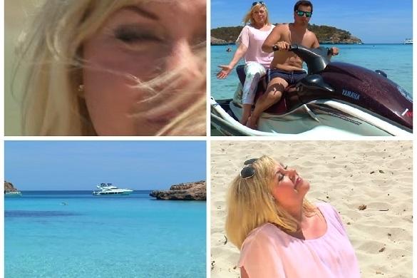 In ihrem Musikvideo zeigt sich Gaby Baginsky als Sonnenkind. Die unbeschwerte Sommerlaune geht auf den Hörer über. Gaby Baginsky Verdammt noch mal