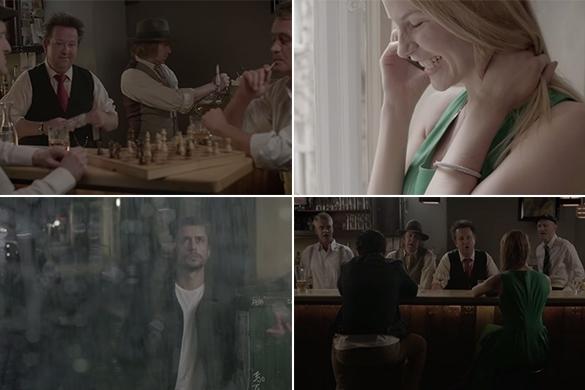 Das video zu Er steht im Regen mustet nostalgisch an und unterstreicht den melancholischen Grundton des Songs. Video Prinzen Er steht im Regen
