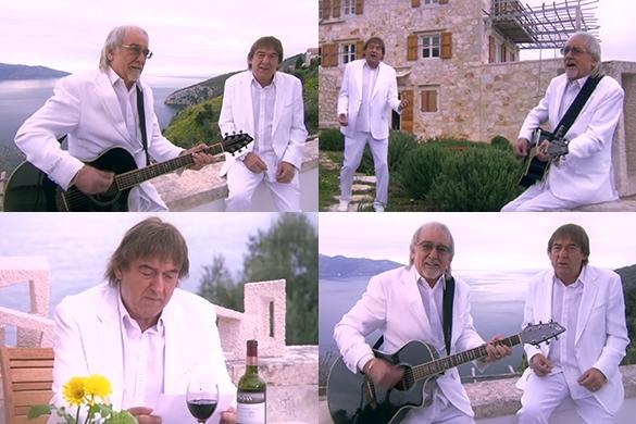 Die erste Single trägt den gleichen Titel wie das Album: Santiago Blue. Gestern veröffentlichte das Erfolgsduo das offizielle Video zum Song. Amigos Video Santiago Blue