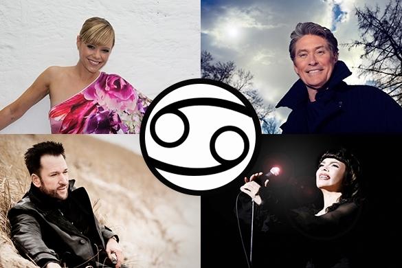Ob die Eigenschaften des Krebses auf diese Schlagerstars zutreffen, steht in den Sternen. Sternzeichen Krebs Schlager
