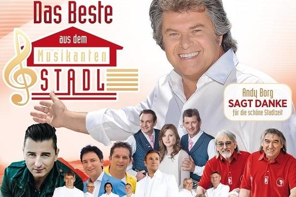 Andy Borg sagt Danke! Mit der CD „Das Beste aus dem Musikantenstadl“ lässt er die Highlights der letzten Sendungen Revue passieren. Andy Borg Musikantenstadl CD
