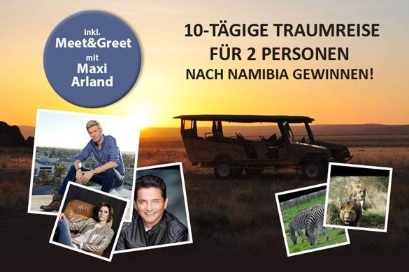 Mit etwas Glück könnt Ihr mit GoldStar TV nach Namibia reisen und bei der Nacht der Schlagers mit dabei sein. GoldStar TV Namibia Reise