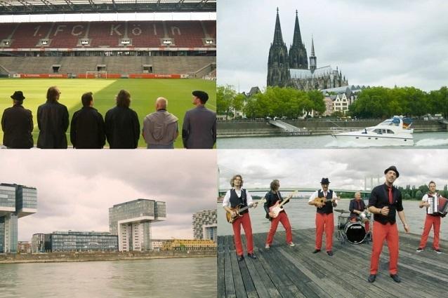 Die Räuber liegen die Domstadt Köln. In ihrem neuen Musikvideo zeigen sie warum. Die Räuber Heimat Köln