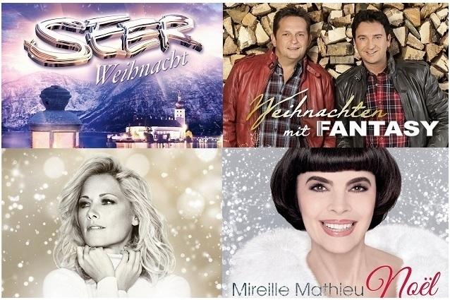 Mireille Mathieu, Helene Fischer, die Seer und viele mehr sorgen mit ihren Alben und CDs für eine wundervolle Weihnachtszeit. Weihnachts-CDs der Stars