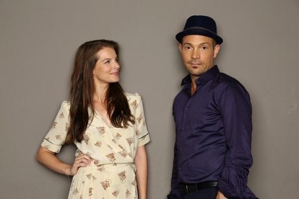 Sie singen gemeinsam und huldigen Sinatra: Yvonne Catterfeld und Roger Cicero. Cicero Catterfeld Sinatra