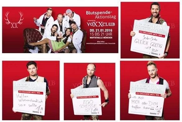 voXXclub Blutspendeaktion München