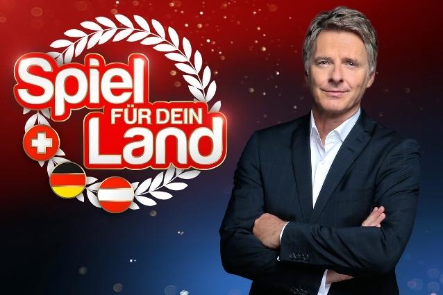 Beim Dreiländerkampf spielen jeweils Promi-Teams für Deutschland, Österreich und die Schweiz. Francine Jodi und Conchita Wurst sind heute Abend mit von der Partie. Spiel Land Pilawa Francine Jordi