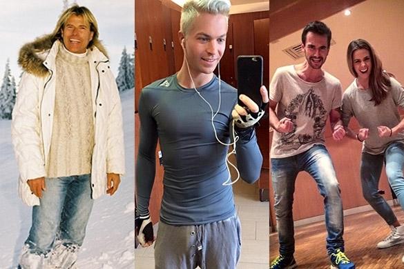 Die Temperaturen steigen und die Klamotten zeigen immer mehr Haut. Unsere Schlagerstars motivieren uns durch ihre Vorbildfunktion dazu, auch mehr Sport zu treiben. Florian Silbereisen fit Sport Julian David Hansi Hinterseer
