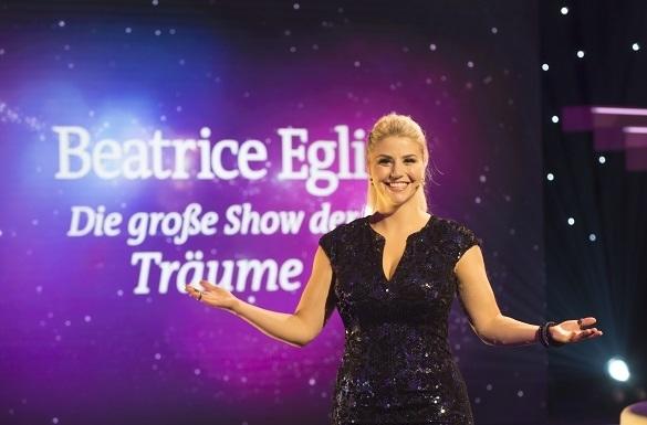 Beatrice Egli gab sich heute Abend als charmanter Tausendsassa. Beatrice Egli Show