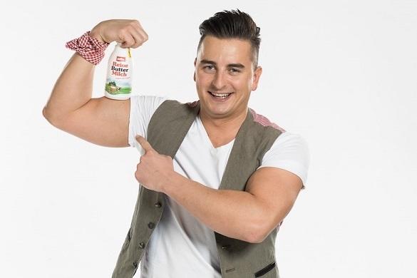 Andreas Gabalier und Müllermilch sind die perfekte Kombination. Andreas Gabalier Müllermilch
