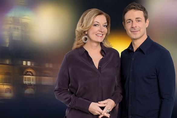 Das Moderatorenduo sorgt mit seinen Gästen stets für einen unterhaltsamen Abend vor dem Fernseher. Bettina und Bommes DJ Bobo