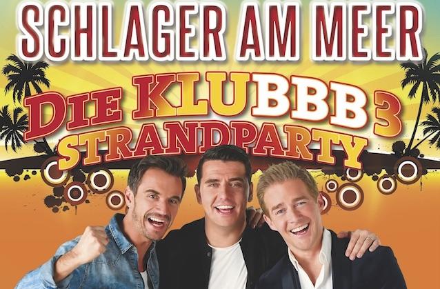 Florian Silbereisen, Jan Smit und Christoff sind KLUBBB3. Die Schlagerband feiert im Juni eine große Party auf Mallorca. KLUBBB3 laden ein zur Strandparty auf Mallorca!