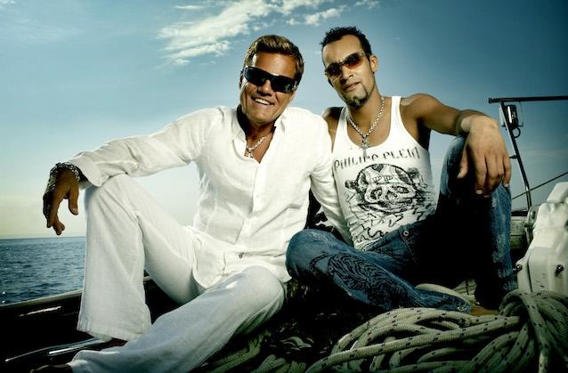 „DSDS“-Chefjuror Dieter Bohlen und Mark Medlock im Jahr 2007.