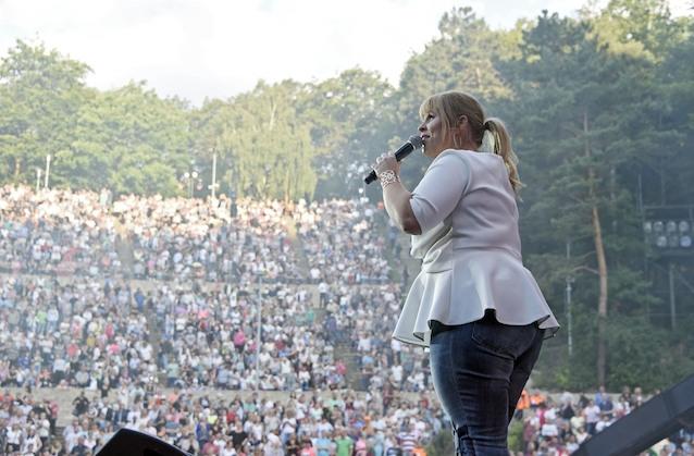 Maite Kelly bei einem Auftritt in Berlin.