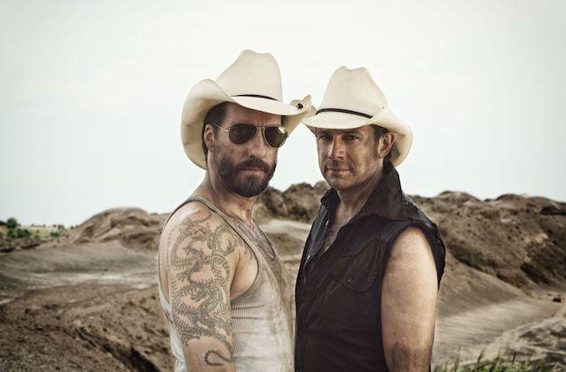 The BossHoss Alec Völkel und Sascha Vollmer. The BossHoss Alec Völkel und Sascha Vollmer.
