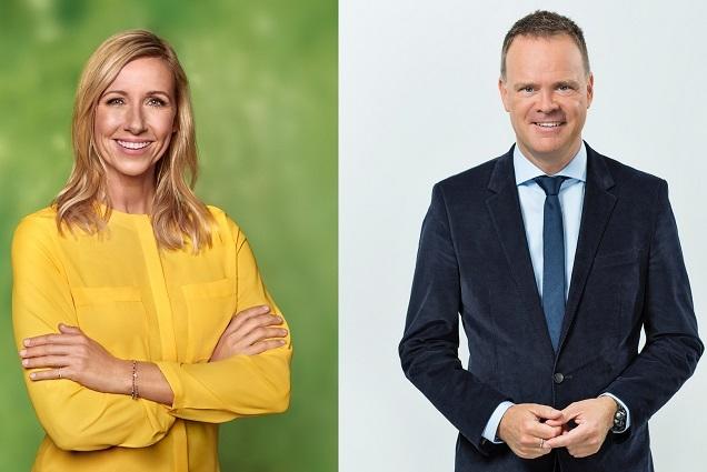 „Mainz feiert“ mit den Moderatoren Andrea Kiewel und Christian Sievers im ZDF. „Mainz feiert“