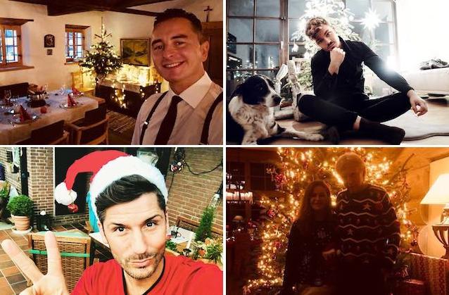 Weihnachtsbilder von Andreas Gabalier, Karsten Walter von Feuerherz, Markus Luca und Andrea Berg. Weihnachtsbilder von Andreas Gabalier, Karsten Walter von Feuerherz, Markus Luca und Andrea Berg.