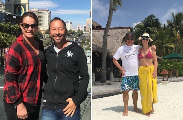 Andrea Berg und Andy Borg genießen die Sonne. Andrea Berg und Andy Borg genießen die Sonne.