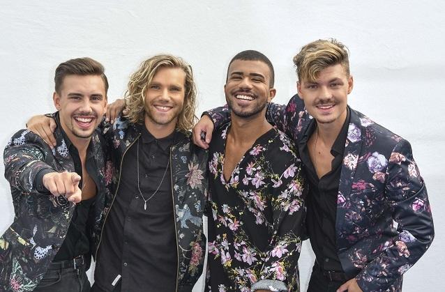 Die Schlager-Boys feiern den dritten Band-Geburtstag. Feuerherz hatten eine dicke Überraschung für ihre Fans.