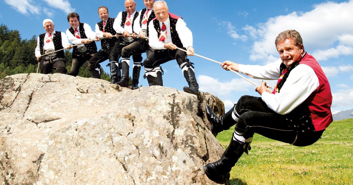 So idyllisch geht es bei den Kastelruther Spatzen zu