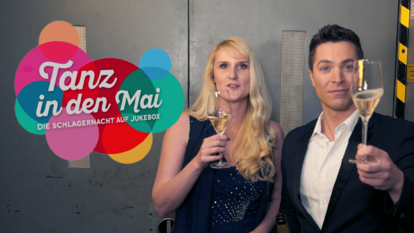 Anika Reichel & Julian David präsentieren „Tanz in den Mai“ auf „Jukebox TV“.