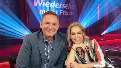 „Wiedersehen macht Freude“ mit Moderator Axel Bulthaupt und Michelle.