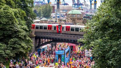 Zum 22. Mal findet der Schlagermove in Hamburg statt. 