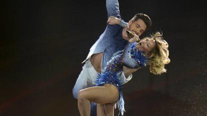 Helene Fischer und Thomas Seiter im vergangenen Februar in der Wiener Stadthalle.