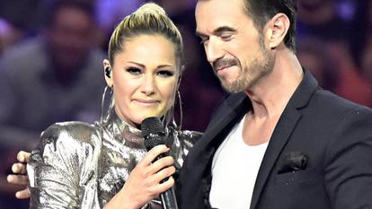 Helene Fischer kann ihre Tränen beim Gespräch mit Florian Silbereisen in den „Schlagerchampions“ nicht zurück halten. 