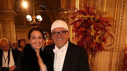 DJ Ötzi und seine Frau Sonja beim Wiener Opernball 2019.