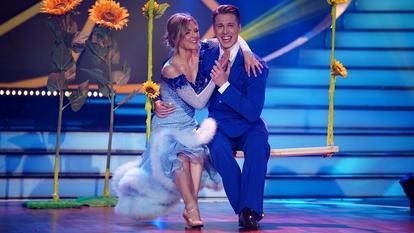 Ella Endlich und ihr Partner Valentin Lusin bei „Let’s Dance“.