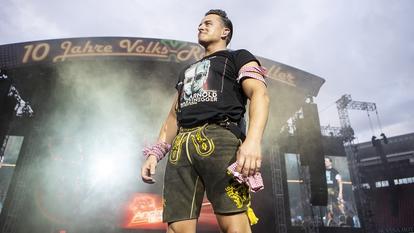 Andreas Gabalier auf seiner Tour im Jahr 2019.