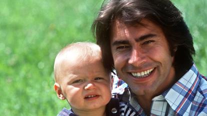 Roy Black mit seinem Sohn Torsten Ende der 1970er Jahre. 