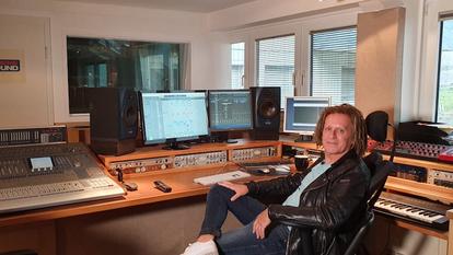 Mike Rötgens in seinem Kölner Studio in Nippes.