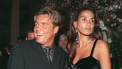 Dieter Bohlen und Nadja Abd el Farrag im Februar 1999 in Berlin. 