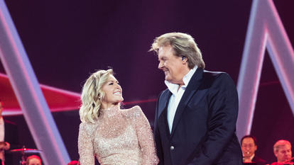 Haben Spaß am gemeinsamen Auftritt: Helene Fischer und Howard Carpendale. 