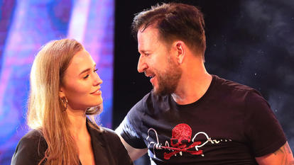 Laura Müller und Michael Wendler bei einem Konzert in der Turbinenhalle Oberhausen 2019.