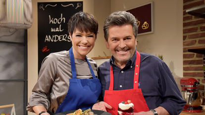 Thomas Anders und Francine Jordi in „Koch mal Anders“.