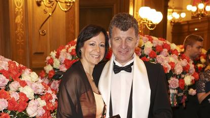 Semino Rossi und seine Frau Gabi. 