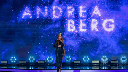 Andrea Berg in der september-Ausgabe von "Willkommen bei Carmen Nebel" 2020.