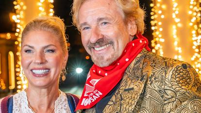 Thomas Gottschalk und Freundin Karina Mroß