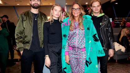 Natascha Ochsenknecht mit Tochter Cheyenne Savannah Ochsenknecht und Söhnen Jimi Blue Ochsenknecht und Wilson Gonzalez Ochsenknecht