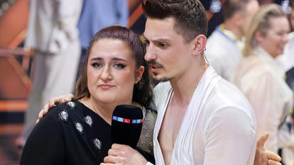 Influencerin Sandra Safiulov (SelfieSandra) und Profitänzer Zsolt Sandor Cseke 